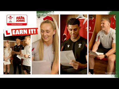 Learn It Episode 8 | Welsh Rugby learn some new lingo