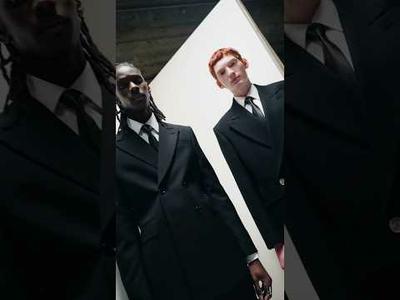 On set in #McQueenMenPreSS224. #AlexanderMcQueen
