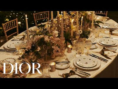 Discover the Magical Dior Maison Holiday Table Setting by Cordelia de Castellane
