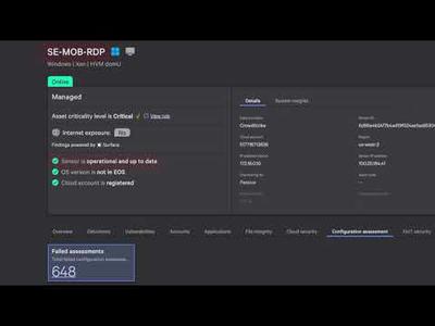 Falcon Exposure Management Security Configuration Assessment: Demo Drill Down