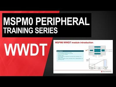 MSPM0 windowed watchdog timer (WWDT)