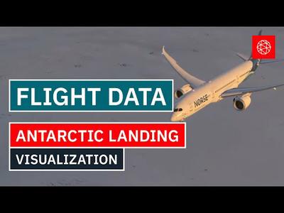 Visualization of Norse Atlantic Antarctic Landing