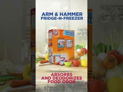 Odor free fridge and freezer with the power of baking soda!
