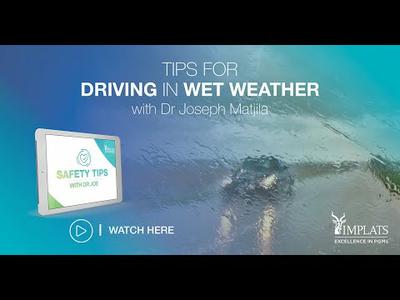 Tips for driving in wet weather with Dr Joseph Matjila. Watch here