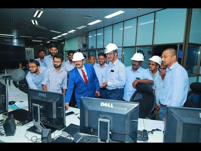 Shri. Prasanna Kumar Motupalli, CMD, NLCIL inaugurated the Bio Mass Co-firing Operation at NTPL