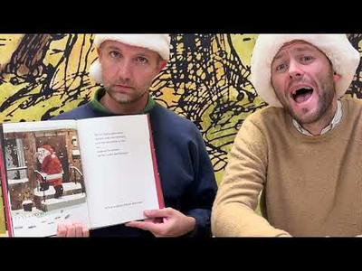 #BNStorytime: Mac Barnett reads & Jon Klassen turns the pages of How Does Santa Go Down the Chimney