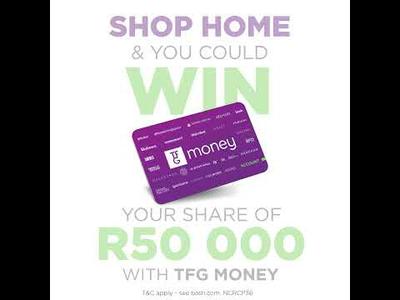 Shop Home with TFG Money & you could Win R10,000*