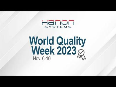 Hanon Systems World Quality Week 2023