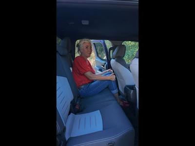 The Toyota Tacoma’s rear seat is still tiny