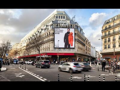 The AREAL collection officially opened at Galeries Lafayette Paris Haussmann on January 15